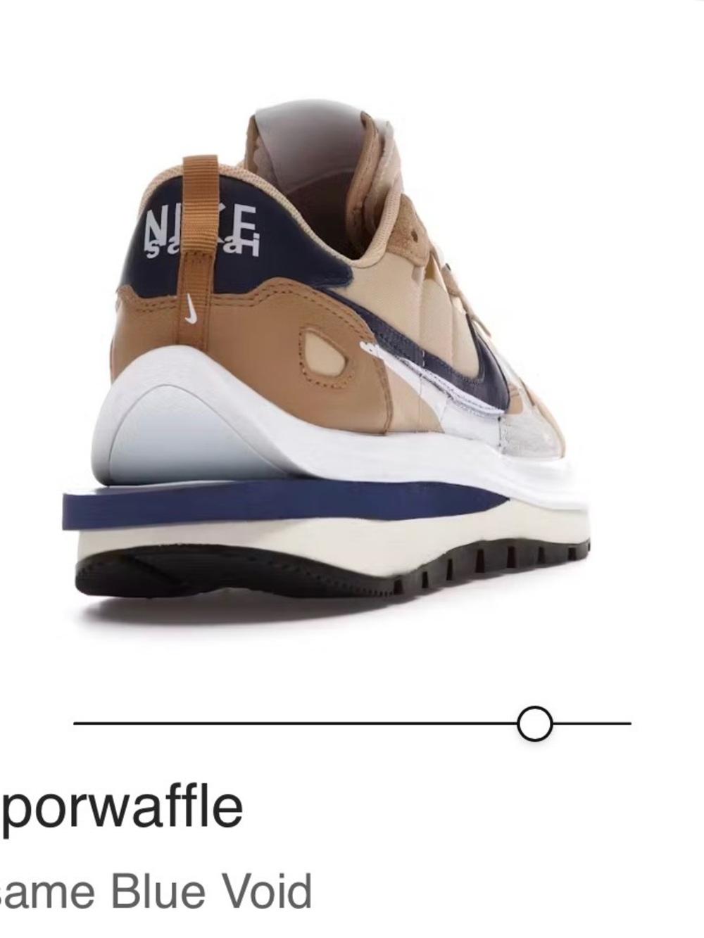Nike Men’s Sneakers in Sesame and Blue - Picture 4 of 9